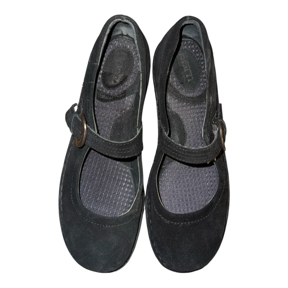 Børn Black Suede Mary Jane Women’s Size 9 - Picture 6 of 13